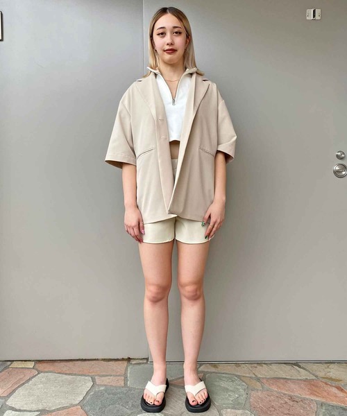 atmos pink（アトモスピンク）の「atmos pink トングサンダル（サンダル・レディース・ホワイト/アニマル/ブラック・M/S/L）」の16枚目の写真