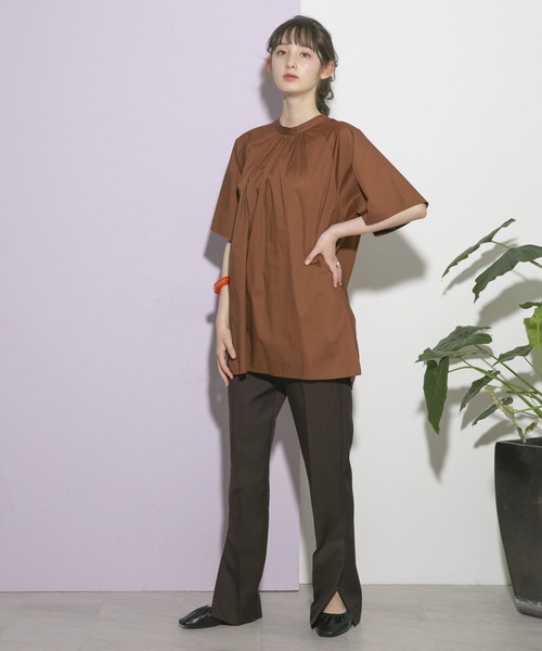 UR Lab.（アーバンリサーチラボ）の「バックリボンオーバーブラウス（シャツ/ブラウス・レディース・ブラック/ブラウン/オフホワイト・FREE）」の22枚目の写真