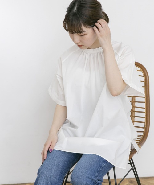 UR Lab.（アーバンリサーチラボ）の「バックリボンオーバーブラウス（シャツ/ブラウス・レディース・ブラック/ブラウン/オフホワイト・FREE）」の14枚目の写真