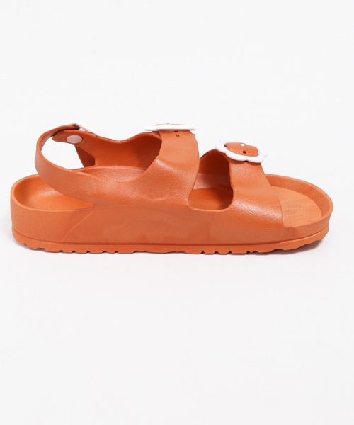 WC(ダブル シー)の「フラワーベルトサンダル(サンダル・レディース・ブラック/オレンジ/アイボリー・SMALL/MEDIUM)」の11枚目の写真