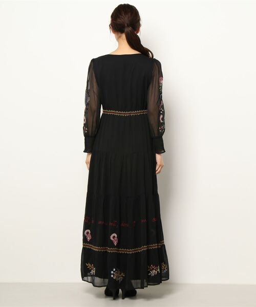 Desigual（デシグアル）の「ボーホー ロングワンピース（ワンピース・レディース・ブラック・2L/S/M/L）」の3枚目の写真