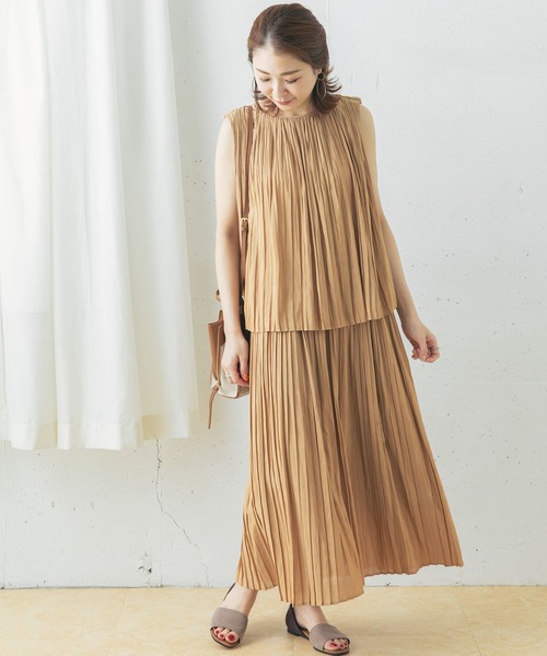 URBAN RESEARCH ROSSO WOMEN（アーバンリサーチ　ロッソ）の「シアープリーツブラウス（シャツ/ブラウス・レディース・オレンジ/グレー系その他/パープル系その他・FREE）」の6枚目の写真