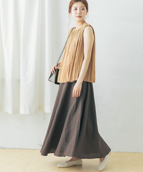 URBAN RESEARCH ROSSO WOMEN（アーバンリサーチ　ロッソ）の「シアープリーツブラウス（シャツ/ブラウス・レディース・オレンジ/グレー系その他/パープル系その他・FREE）」の8枚目の写真