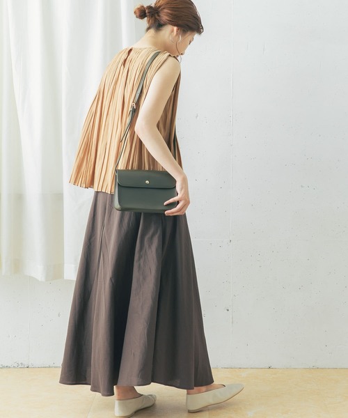 URBAN RESEARCH ROSSO WOMEN（アーバンリサーチ　ロッソ）の「シアープリーツブラウス（シャツ/ブラウス・レディース・オレンジ/グレー系その他/パープル系その他・FREE）」の9枚目の写真