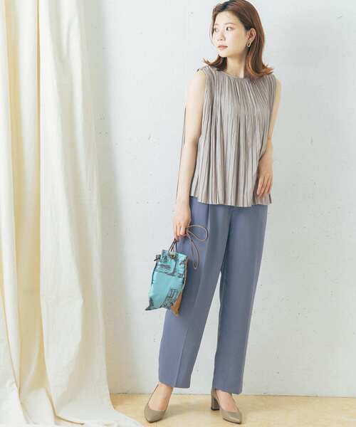 URBAN RESEARCH ROSSO WOMEN（アーバンリサーチ　ロッソ）の「シアープリーツブラウス（シャツ/ブラウス・レディース・オレンジ/グレー系その他/パープル系その他・FREE）」の12枚目の写真