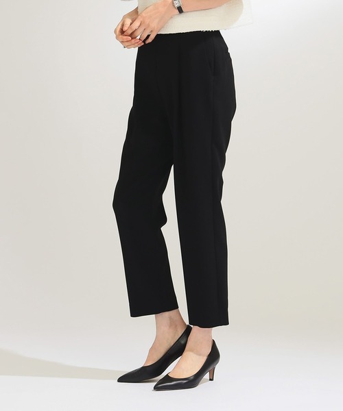 Demi-Luxe BEAMS（デミルクス ビームス）の「【セレモニー・フォーマル】トリアセ 1タック パンツ＊（スラックス・レディース・ブラック/ベージュ/ネイビー・36/34/38/40）」の4枚目の写真