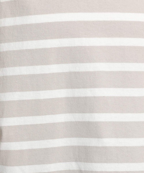 niko and...(ニコアンド)の「USAコットンハイネックボーダーTシャツ(Tシャツ/カットソー・レディース・ブラック/レッド/ライトベージュ・MEDIUM/LARGE)」の22枚目の写真