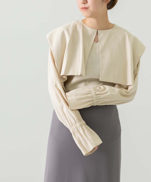 LAATO（ラート）の「CANDY BLOUSE（シャツ/ブラウス・レディース・オフホワイト/ブラック系その他・FREE）」の6枚目の写真