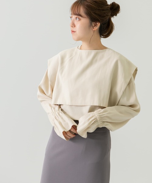 LAATO（ラート）の「CANDY BLOUSE（シャツ/ブラウス・レディース・オフホワイト/ブラック系その他・FREE）」の13枚目の写真