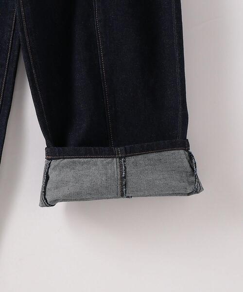 Steven Alan（スティーブンアラン）の「＜Steven Alan＞12OZ DENIM WIDE TAPERED PANTS/デニムパンツ（デニムパンツ・レディース・ブラック/ネイビー・MEDIUM/SMALL/LARGE）」の19枚目の写真
