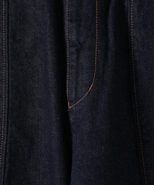 Steven Alan（スティーブンアラン）の「＜Steven Alan＞12OZ DENIM WIDE TAPERED PANTS/デニムパンツ（デニムパンツ・レディース・ブラック/ネイビー・MEDIUM/SMALL/LARGE）」の20枚目の写真