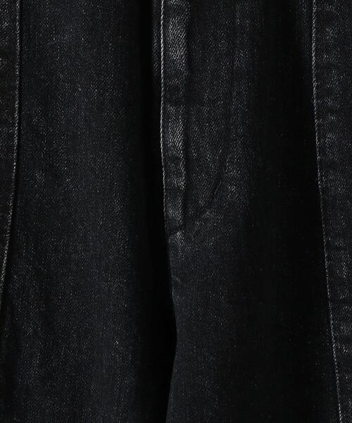 Steven Alan（スティーブンアラン）の「＜Steven Alan＞12OZ DENIM WIDE TAPERED PANTS/デニムパンツ（デニムパンツ・レディース・ブラック/ネイビー・MEDIUM/SMALL/LARGE）」の22枚目の写真