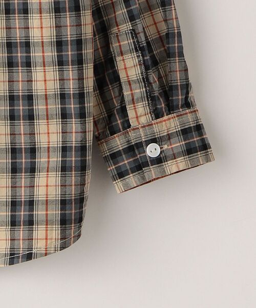 SHIPS(シップス)の「SHIPS KIDS:シャツ コンビ カットソー(100~130cm)(Tシャツ/カットソー・キッズ・グレー/キャメル・110/130/120/100)」の10枚目の写真