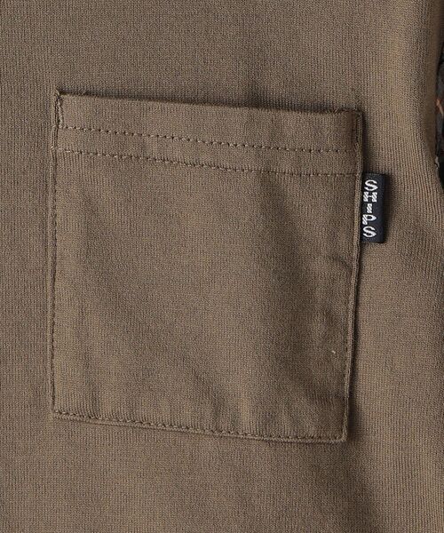 SHIPS(シップス)の「SHIPS KIDS:シャツ コンビ カットソー(100~130cm)(Tシャツ/カットソー・キッズ・グレー/キャメル・110/130/120/100)」の11枚目の写真