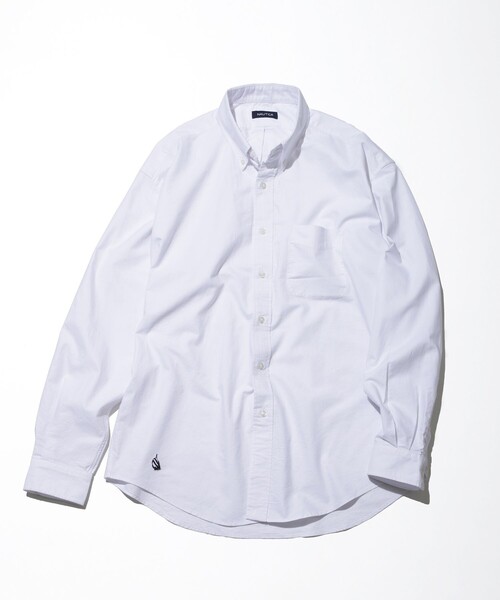 NAUTICA(ノーティカ)の「長袖シャツ(シャツ/ブラウス・メンズ・ホワイト・MEDIUM)」の1枚目の写真