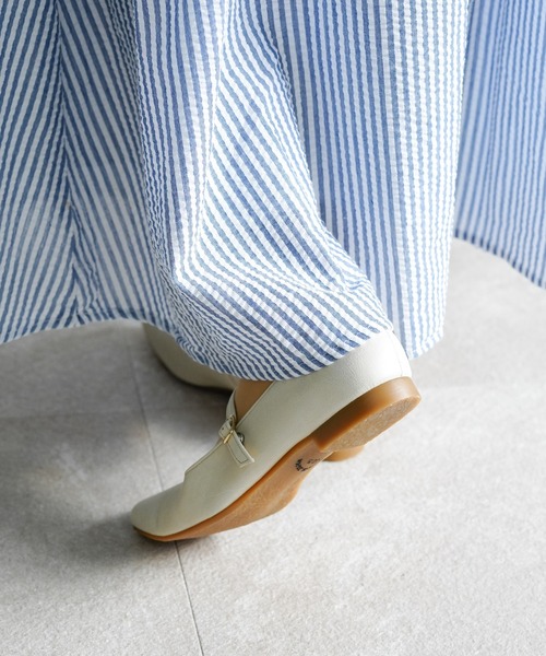 chocolates(チョコラテス)の「メリージェーン ストレッチ スクエアパンプス【日本製】(パンプス・レディース・ブラック/アイボリー/ベージュ/ブラック系その他・22cm/22.5cm/23cm/23.5cm/24cm/24.5cm/25cm)」の5枚目の写真