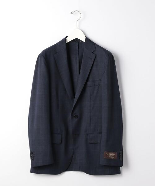 green label relaxing(グリーンレーベルリラクシング)の「<green label relaxing>カノニコ グレンチェック2B RG スーツジャケット(スーツジャケット・メンズ・グレー/ネイビー・46/42/50/52/44/48)」の10枚目の写真