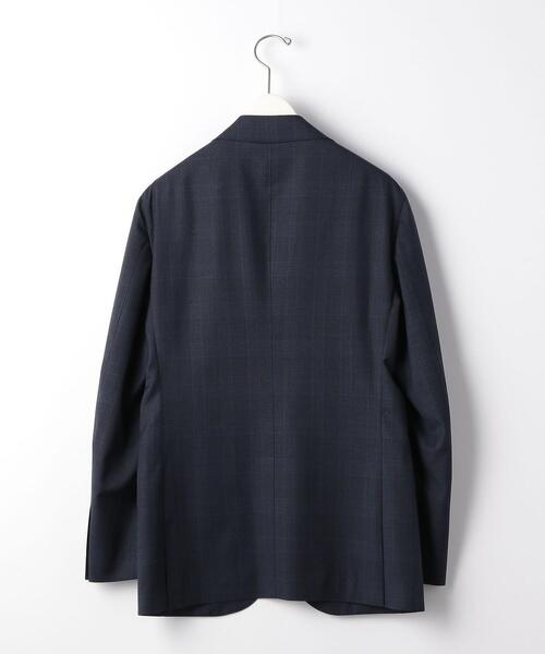 green label relaxing(グリーンレーベルリラクシング)の「<green label relaxing>カノニコ グレンチェック2B RG スーツジャケット(スーツジャケット・メンズ・グレー/ネイビー・46/42/50/52/44/48)」の11枚目の写真