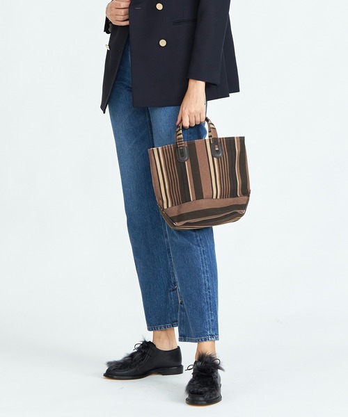 セール Nomadis Arls Petit ストライプトートバッグ トートバッグ Nomadis ノマディス のファッション通販 Zozotown