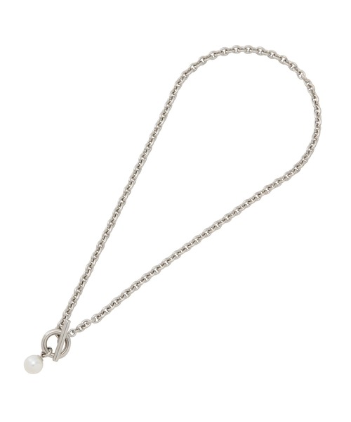 JUNRED(ジュンレッド)の「パールチャームネックレス(ネックレス・メンズ・ブラック/シルバー・FREE)」の6枚目の写真