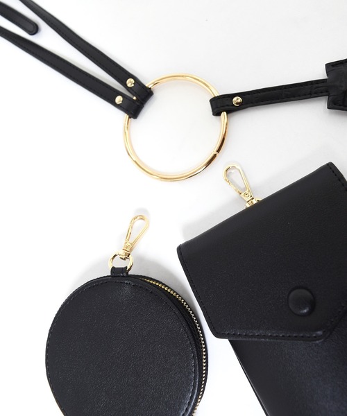 w closet（ダブルクローゼット）の「マルチミニショルダー（ショルダーバッグ・レディース・ブラック/ベージュ/ライム・FREE）」の8枚目の写真