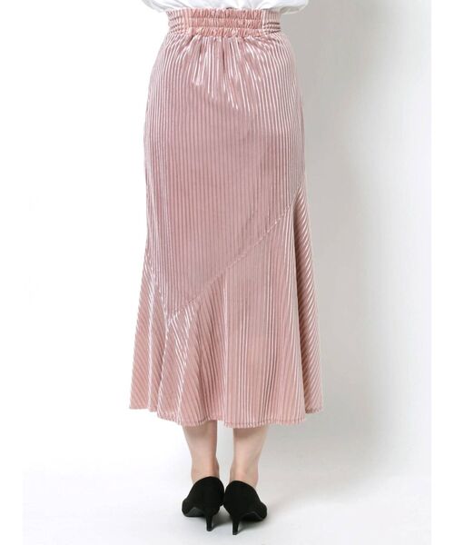 dazzlin（ダズリン）の「ストライプベロア切り替えスカート（スカート・レディース・ピンク/ブルー/モカ・SMALL/MEDIUM）」の20枚目の写真