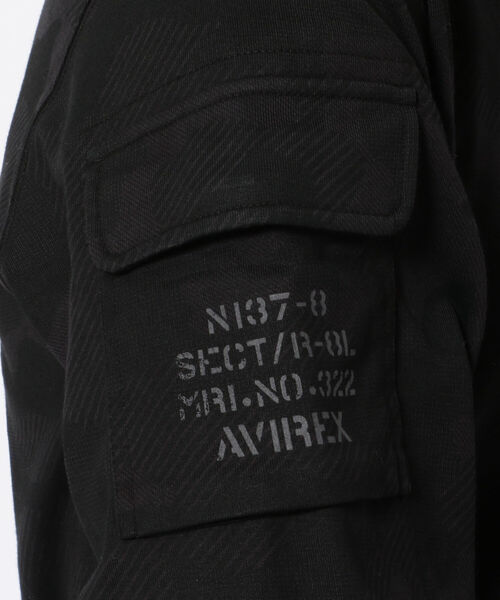 AVIREX(アヴィレックス)の「【WEB限定】長袖 Vネック ファティーグ Tシャツ / LONGSLEEVE S V-NECK FATIGUE T-SHIRT / アヴィレックス / AVIREX(Tシャツ/カットソー・メンズ・ブラック/オリーブ/White/ホワイト/ネイビー/Black・XX-LARGE/X-LARGE/LARGE/MEDIUM)」の14枚目の写真