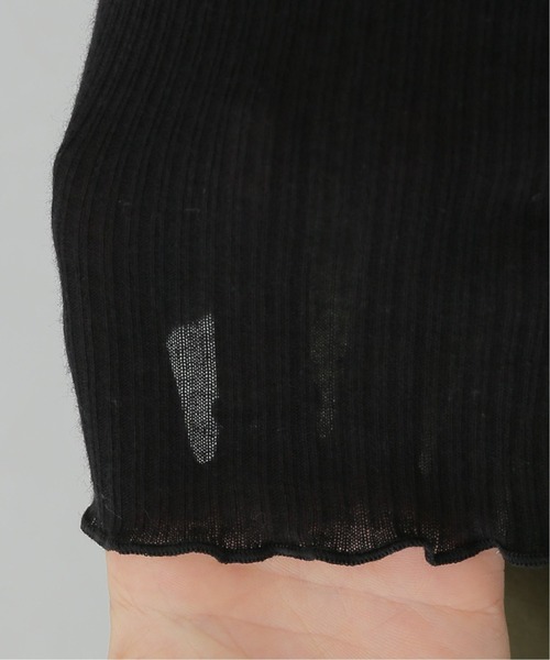 BASERANGE（ベースレンジ）の「【BASERANGE/ベースレンジ】 MAIN TAV BUTTONDOWN：カーディガン（カーディガン/ボレロ・レディース・ブラック・SMALL）」の16枚目の写真