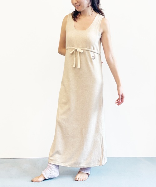 Chut！ INTIMATES（シュットインティメイツ）の「【綿100%】パデッド タンク ドレス (C364)（ルームウェア/パジャマ・レディース・パープル/ライトベージュ・M/L）」の18枚目の写真