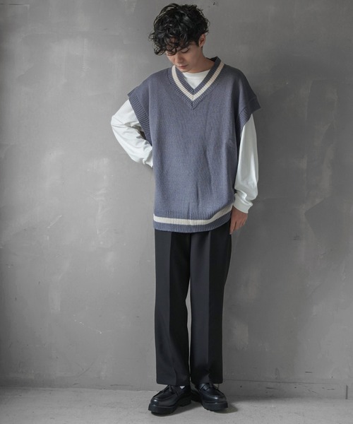 SPINNS（スピンズ）の「フェイクレザー ハイシャークソールタッセルローファー（ローファー・メンズ・ブラック・27cm/26cm）」の15枚目の写真