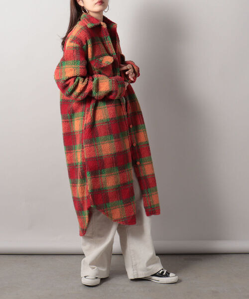 Johnson Woolen Mills(ジョンソンウーレンミルズ)の「【JOHNSON WOOLEN MILLS/ジョンソンウーレンミルズ】 フリースコート #J2002BC(ブルゾン・レディース・ネイビー系1/イエロー系その他/ピンク系その他・38)」の1枚目の写真