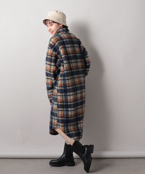 Johnson Woolen Mills(ジョンソンウーレンミルズ)の「【JOHNSON WOOLEN MILLS/ジョンソンウーレンミルズ】 フリースコート #J2002BC(ブルゾン・レディース・ネイビー系1/イエロー系その他/ピンク系その他・38)」の13枚目の写真