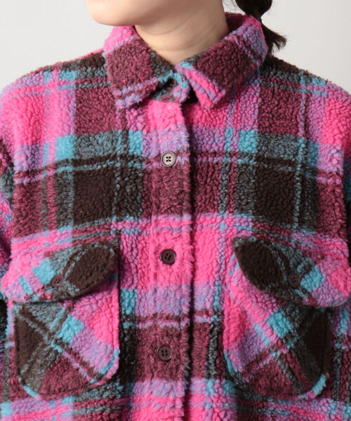 Johnson Woolen Mills(ジョンソンウーレンミルズ)の「【JOHNSON WOOLEN MILLS/ジョンソンウーレンミルズ】 フリースコート #J2002BC(ブルゾン・レディース・ネイビー系1/イエロー系その他/ピンク系その他・38)」の21枚目の写真