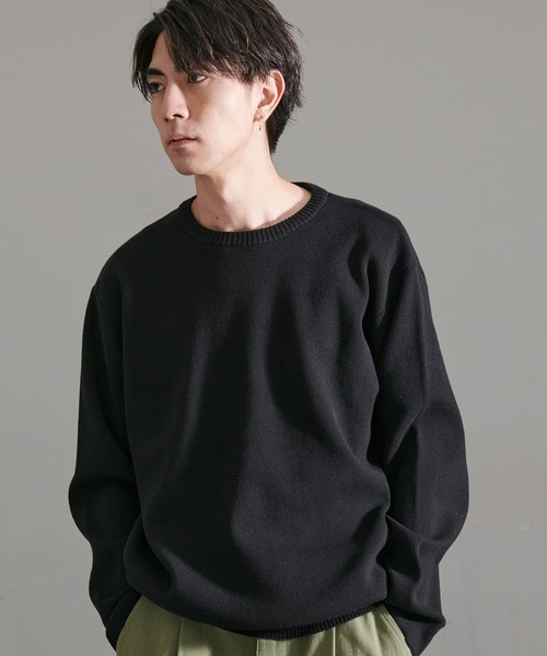 SILVER BULLET(シルバーバレット)の「『CavariA/キャバリア』ミラノリブモックネック長袖ニット(ニット/セーター・メンズ・ホワイト/グレー/ブラック/チャコール/ベージュ/ブラック系その他/ホワイト系その他/グレー系その他/グレー系1/ベージュ系その他・M/XL/L)」の4枚目の写真
