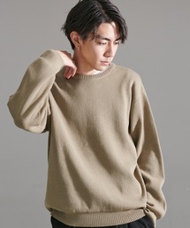 『CavariA/キャバリア』ミラノリブモックネック長袖ニット