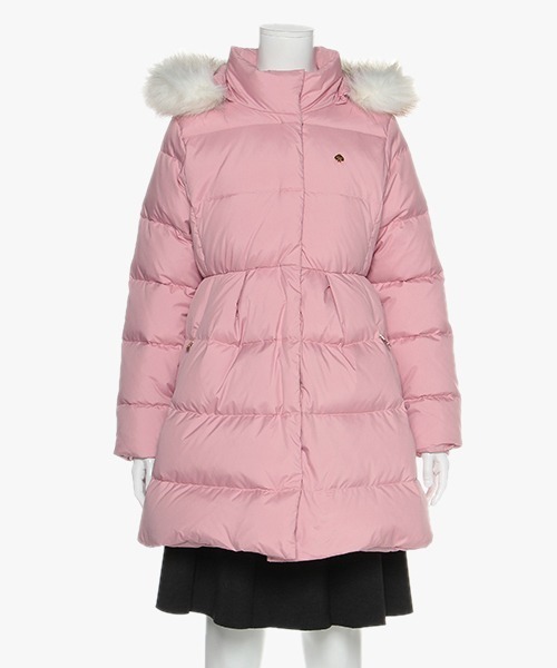 えり　新品未使用☆ケイトスペード キッズ　ドット ピンク　ダウン kate spade new york kids（ケイトスペードニューヨーク）の「ガールズ