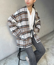 チェックガウン