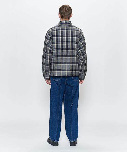 wonderland（ワンダーランド）の「＜wonderland＞ CHECK QUILT SHIRTS/シャツ（シャツ/ブラウス・メンズ・ベージュ/グレー・0/1）」の9枚目の写真