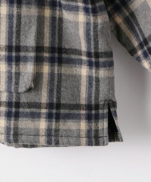 wonderland（ワンダーランド）の「＜wonderland＞ CHECK QUILT SHIRTS/シャツ（シャツ/ブラウス・メンズ・ベージュ/グレー・0/1）」の3枚目の写真