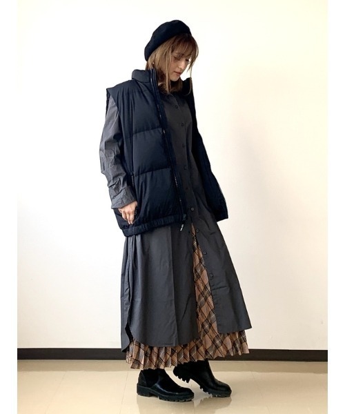 GAP（ギャップ）の「プリーツマキシスカート（スカート・レディース・ブラウン/チャコールグレー・0/2/4/6/8/10/00/000）」の15枚目の写真