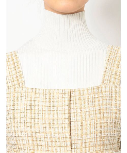 MERCURYDUO（マーキュリーデュオ）の「ツィードミニジャンスカ（ワンピース・レディース・ブラック/イエロー・SMALL/MEDIUM）」の19枚目の写真