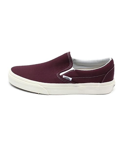 VANS（バンズ）の「VANS / SLIP ON (WINE,NAVY)（スニーカー・レディース・ワイン/ネイビー・5h/6h/5/7/6）」の3枚目の写真