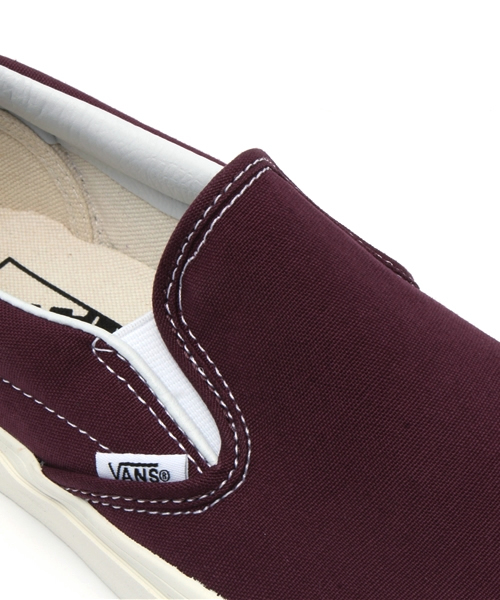 VANS（バンズ）の「VANS / SLIP ON (WINE,NAVY)（スニーカー・レディース・ワイン/ネイビー・5h/6h/5/7/6）」の7枚目の写真