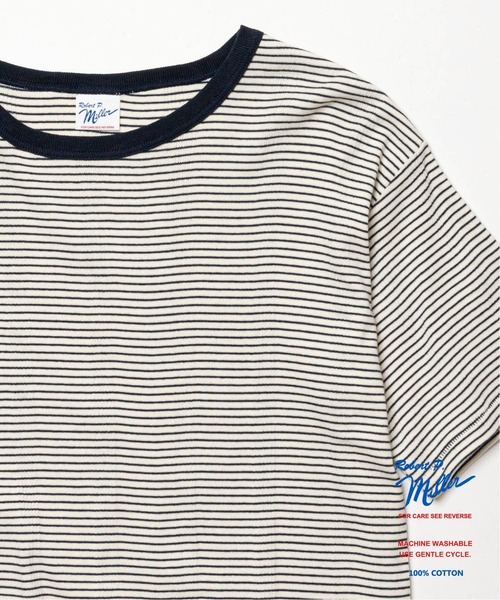 MILLER(ミラー)の「【MILLER / ミラー】別注 パネルリブ クルーネックTシャツ(Tシャツ/カットソー・メンズ・グレー/ブルー系その他/ブラック/グリーン系その他/ホワイト/ベージュ系その他/ブルー系その他2/ブラウン・MEDIUM/SMALL/LARGE)」の17枚目の写真