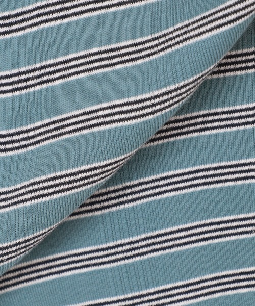 MILLER(ミラー)の「【MILLER / ミラー】別注 パネルリブ クルーネックTシャツ(Tシャツ/カットソー・メンズ・グレー/ブルー系その他/ブラック/グリーン系その他/ホワイト/ベージュ系その他/ブルー系その他2/ブラウン・MEDIUM/SMALL/LARGE)」の12枚目の写真