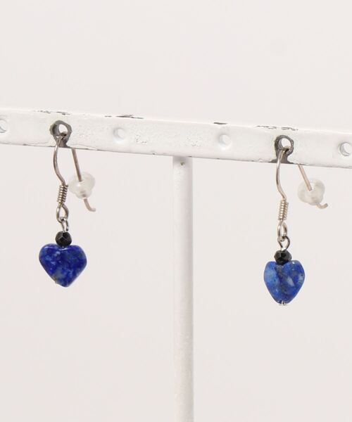 CERCA(チェルカ)の「September/ラピスラズリ heart pierce(ピアス(両耳用)・レディース・ブルー・FREE)」の1枚目の写真