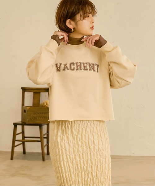 Ambre Neige（アンブルネージュ）の「シアーハイネックトップス／【WEB/EC限定商品】（Tシャツ/カットソー・レディース・ダークブラウン/ベージュ/ライトグリーン/アイボリー/モカ/ピンク/イエロー/ラベンダー/ブラック・FREE）」の18枚目の写真