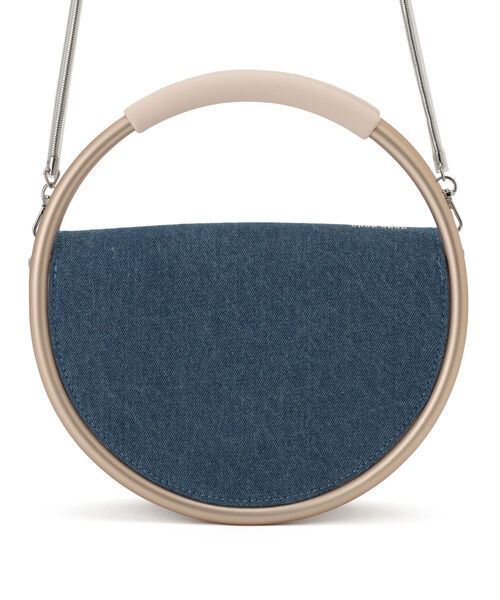 NaNa-NaNa（ナナナナ）の「nana-nana/ナナナナ/HOOP (PVC DENIM)（ショルダーバッグ・レディース・インディゴブルー・FREE）」の3枚目の写真