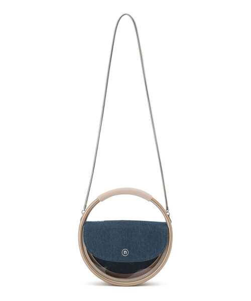 NaNa-NaNa（ナナナナ）の「nana-nana/ナナナナ/HOOP (PVC DENIM)（ショルダーバッグ・レディース・インディゴブルー・FREE）」の4枚目の写真