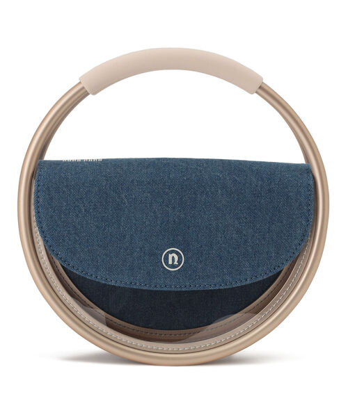 NaNa-NaNa（ナナナナ）の「nana-nana/ナナナナ/HOOP (PVC DENIM)（ショルダーバッグ・レディース・インディゴブルー・FREE）」の11枚目の写真